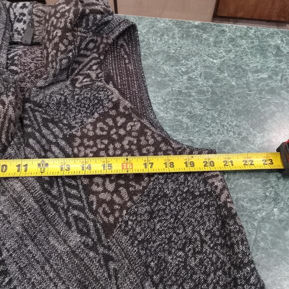 Lapis Wool Blend Long Fringe Open Front Cardigan Sweater Size M Quiet Luxury - Picture 8 of 12